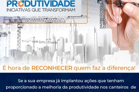 Prêmio do mesmo lado pela Produtividade da Construção 2020