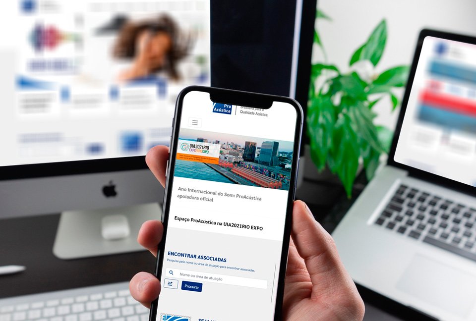 Inovação e dinamismo no novo site da ProAcústica