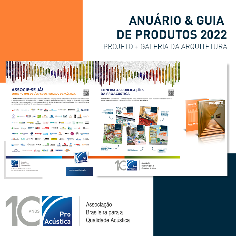Lançado Anuário & Guia de Produtos PROJETO + Galeria da Arquitetura 2022