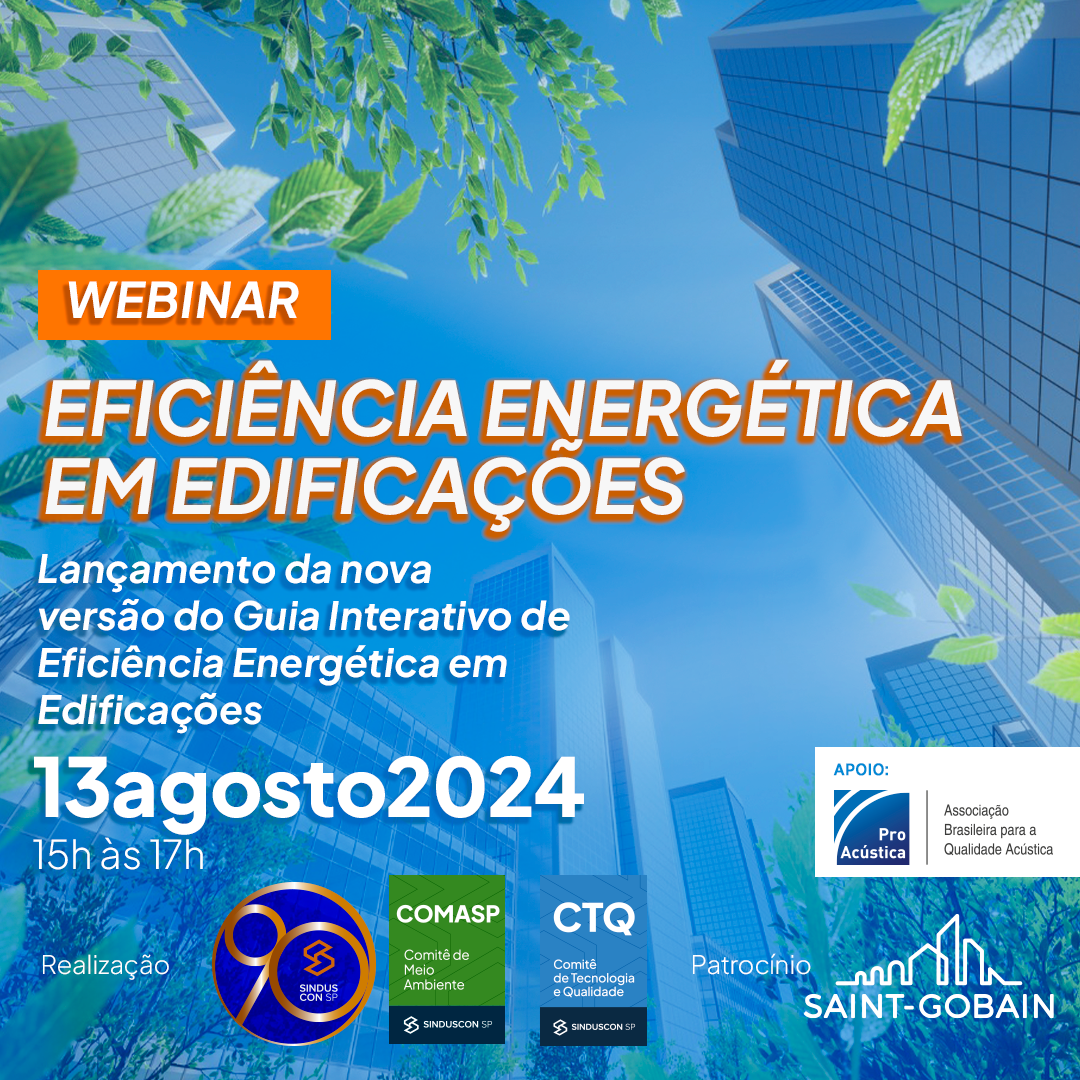 Webinar Eficiência Energética em Edificações – SindusconSP