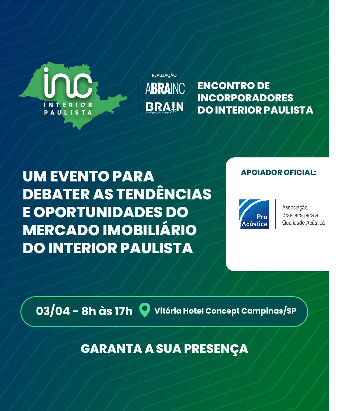 4º INC Encontro de Incorporadores do Interior de São Paulo Abrainc