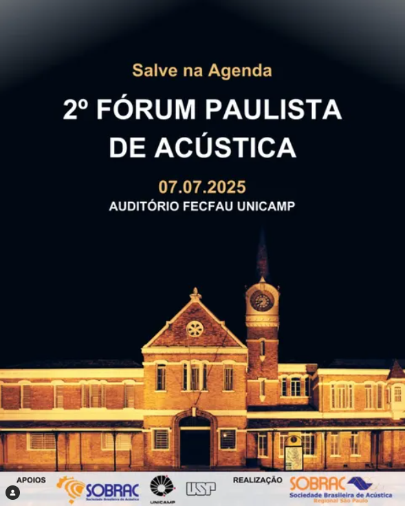 2° Fórum Paulista de Acústica – Sobrac São Paulo