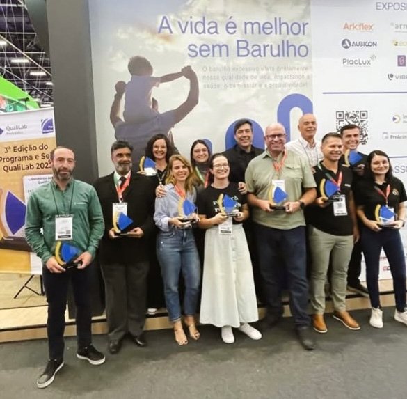 Entrega do Troféu QualiLab 2025 premia 20 laboratórios qualificados para medições acústicas